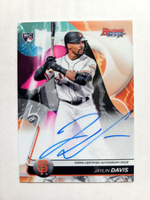 Jaylin Davis 2020 Bowman's Best Best of 2020 Auto #B20-JDA Rookie RC Giants