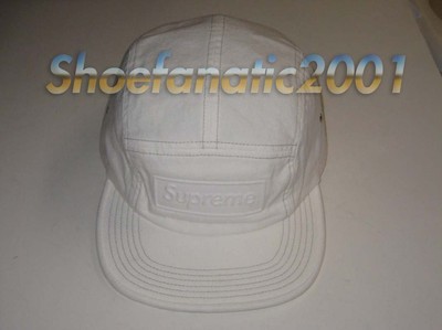 Supreme Box Logo Embossed Stone Washed Cap Camp 5 Panel White | eBay