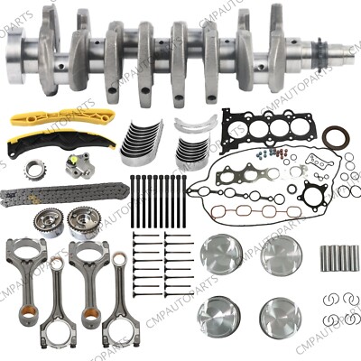 For Hyundai KIA G4FJ 1.6L Engine Rebuild Kit w/ Crankshaft & Rods & Timing Kit