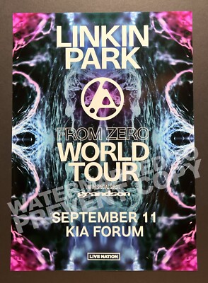 Linkin Park Kia Forum Show Promo Poster Los Angeles 9/11/24
