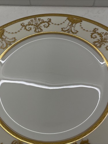 Minton Argyle Gold Dinner Plate, Gilt encrusted,Heart Design , 10 D Beautiful 5 - Picture 6 of 22