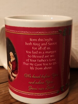 Christmas Coffee Tea Cup Mug Christmas Holiday Santa Decor | eBay