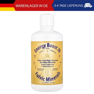 Morningstar Minerals, Energy Boost 70, Fulvin-Mineralien, 250 mg, 946 ml (32 oz.