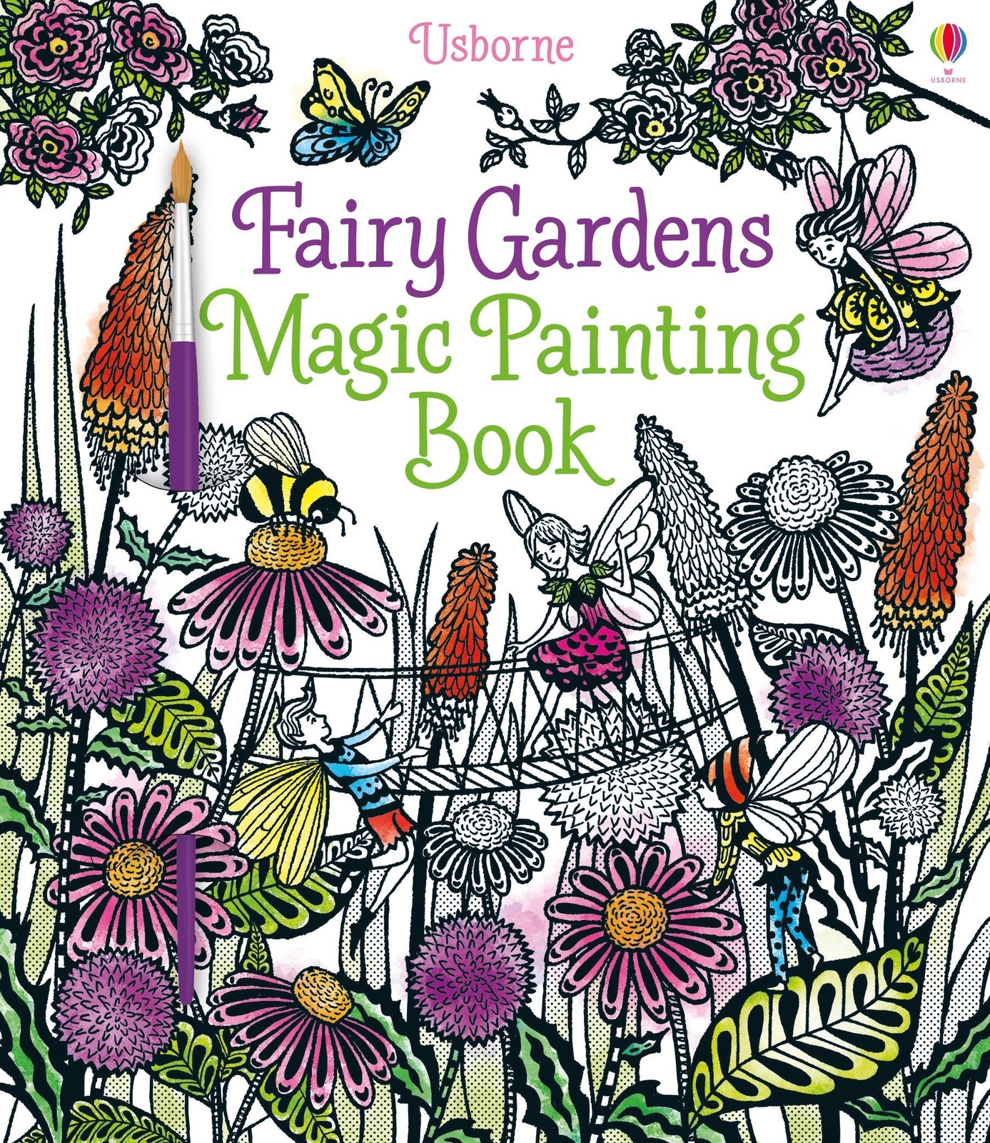 Thumbnail - Fairy Gardens Magic Painting Book, Brenda Cole