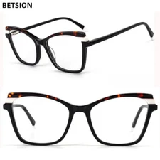 Stylish Cat Eye Acetate Eyeglasses Frames Women Colorful Reading Glasses Retro