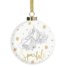 Christmas Bauble Disney Cinderella Tree Decoration 90mm