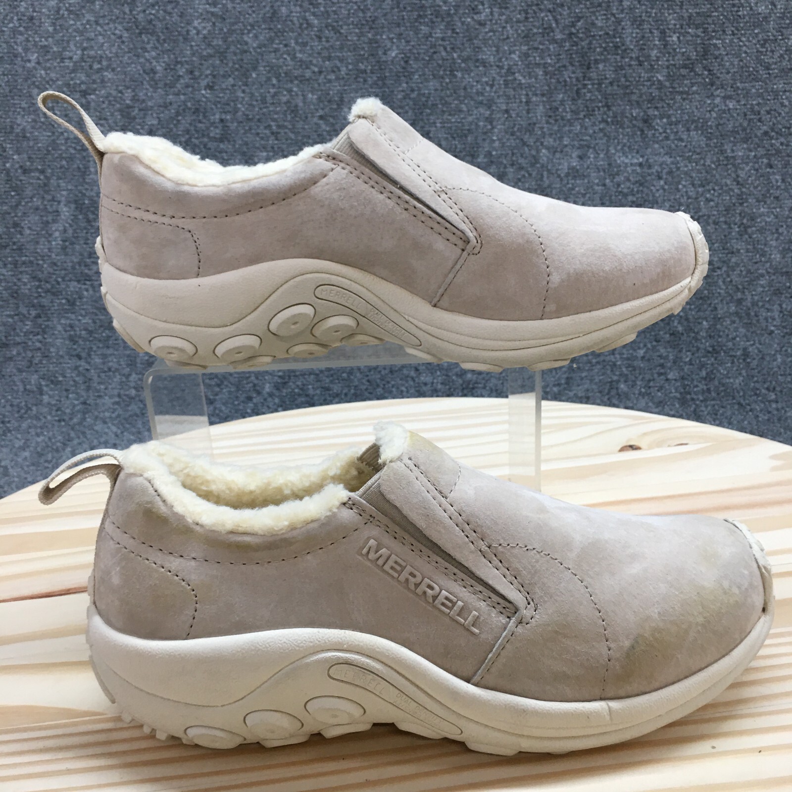 Merrell Shoes mocassino donna 8 Jungle Moc comodo slip on foderato J004628 grigio scamosciato