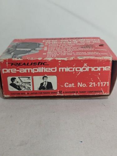 Vintage Realistic CB Radio HAM Microphone Cat. No. 21-1171 - Photo 3/4