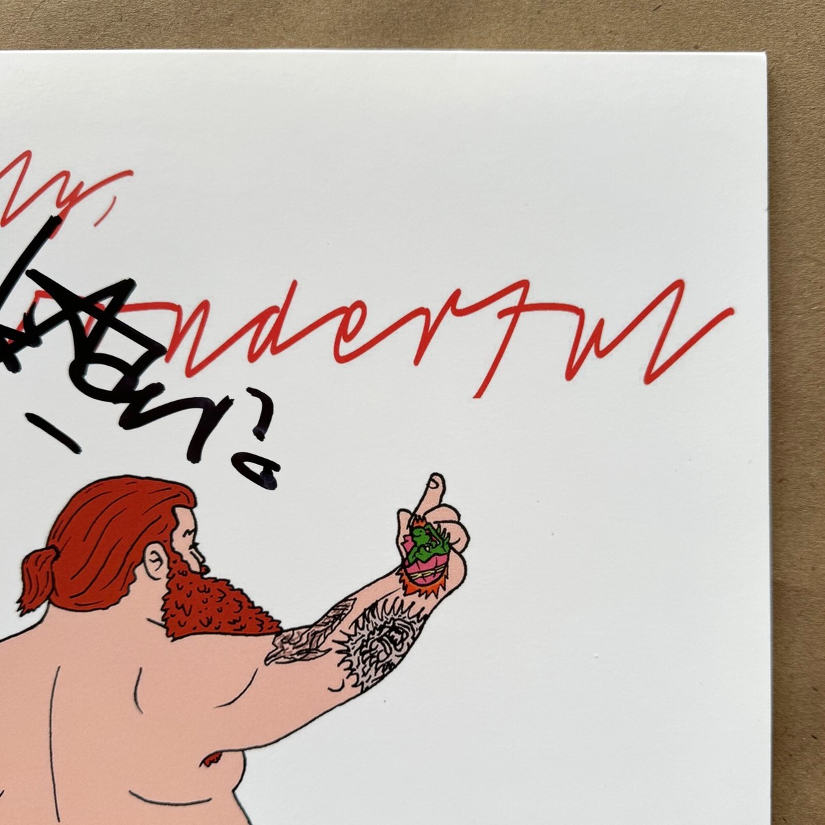 Action Bronson Mr. Wonderful Signed Limited Black Vinyl