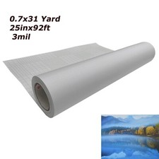 0.7x31 Yard Cloud Silk Cold Laminating Film 3mil 25inx93ft Glossy Vinyl Film US