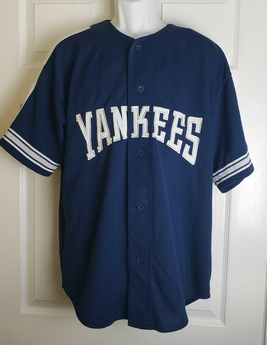 Vintage 90s MLB New York Yankees Starter Jersey L Baseball Embroidered Rare