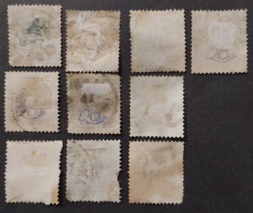 MIXED CONDITION AVERAGE TO SPACEFILLER SWEDEN EARLY USED STAMPS 1872-1891 - Picture 2 of 4