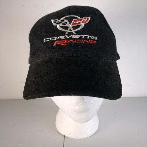 C6 Corvette Stretch Fit Hat - Black Moisture-Wicking Embroidered Racing Cap, Officially Licensed - View #8
