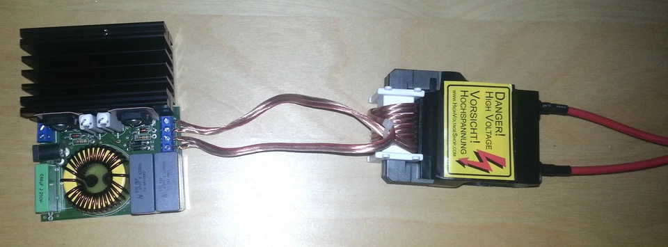  ZVS Driver (24V 20A) with 15kV AC Flyback Transformer High Voltage High Voltage - Image 2 of 2