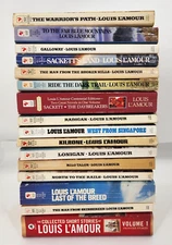 Lot of 16 Vintage Louis L'Amour Western Paperbacks Books 7 Sacketts