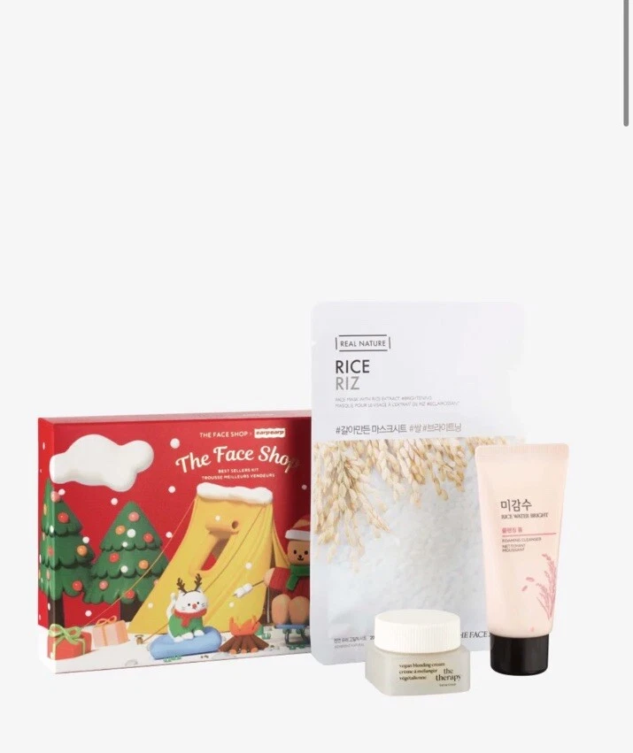 THE FACE SHOP EarpEarp K-Beauty Best Sellers Kit Face Cream Cleanser Sheet Mask - Image 2 of 4