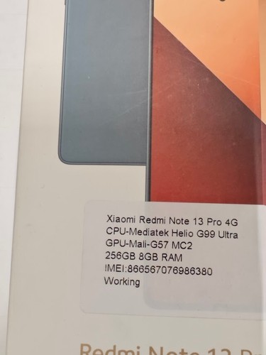 Xiaomi Redmi Note 13 Pro 256GB - Good Condition, Boxed - Afbeelding 3 van 10