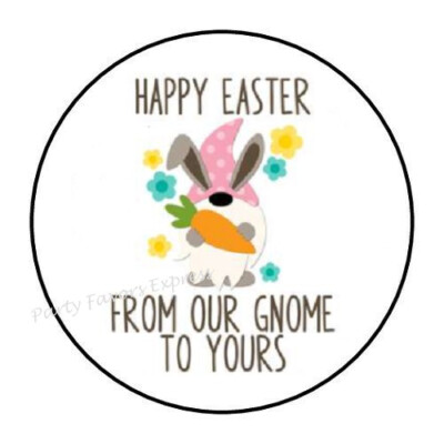 10cm Auto-Aufkleber Sticker Decal Laptop Farbe Happy Easter From Our Gnome R467