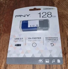 PNY 128GB USB 3.0 Flash Drive - Blue, NEW Sealed!!!