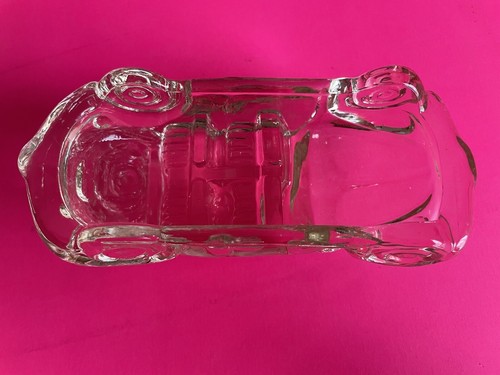 Vintage Volkswagen Beetle Bug Glass Desk Paperweight - Picture 7 of 7