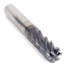 Supermill SX6F375-035 Carbide Corner Radius End Mill 3/8" 6FL AlTiN 0.035" Ra...