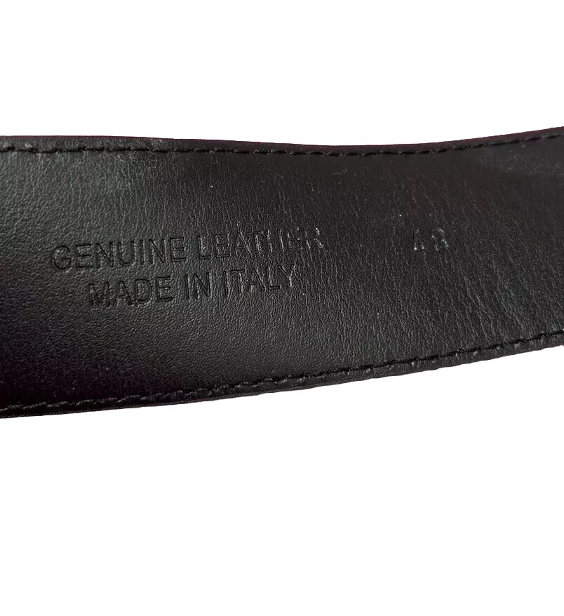 Moschino Milano Elegante Cinturón de Cuero con Logo Icónico Hebilla Mujer’s,Talla 48 Foto 3 de 4