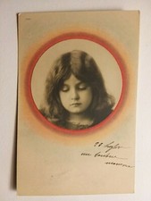 Cartolina - Volto di bambina.