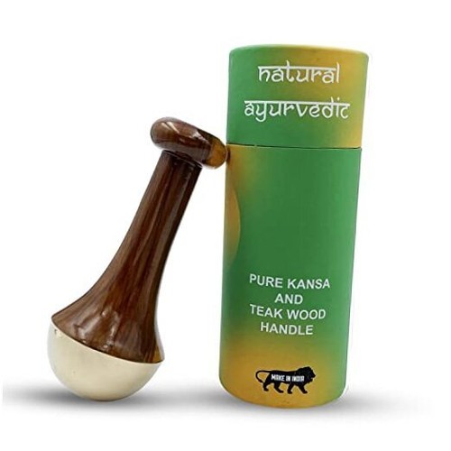 Kansa Wand Face and Foot Massager Ayurvedic Benefits of Bronze