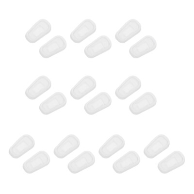 10 Pairs Nose Guards for Glasses Eyeglasses Supplies Silicone Pads Rest 