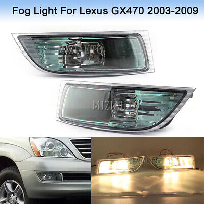 Pair Front Bumper Fog Light For Lexus GX470 2003-2009 W/Blub Driving Lamp LH+RH 