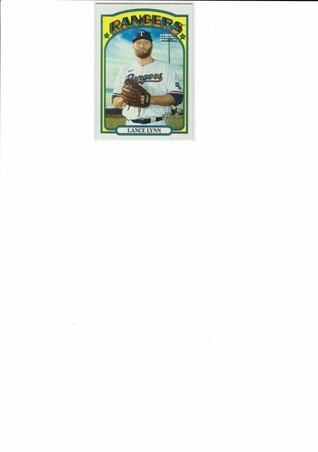 2021 Heritage Baseball Texas Rangers Team Set (9) Base Cards - Picture 3 of 3