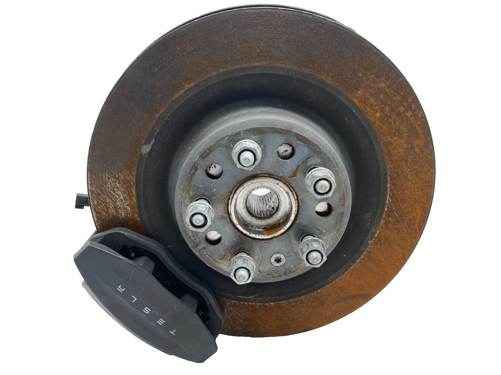 ⭕2012-2020 Tesla Model S Rear Right Spindle Knuckle + Brake Caliper + Disc Rotor