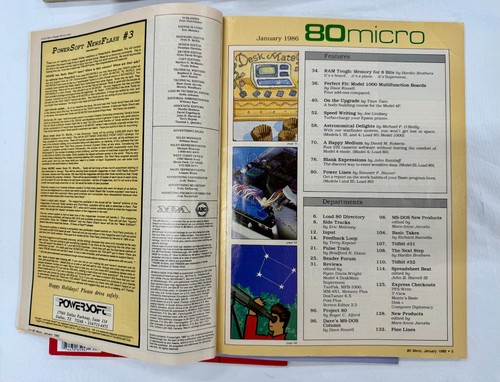 22 issues 1984-85-86 80Micro computer software magazines for TRS-80 users - Afbeelding 2 van 5