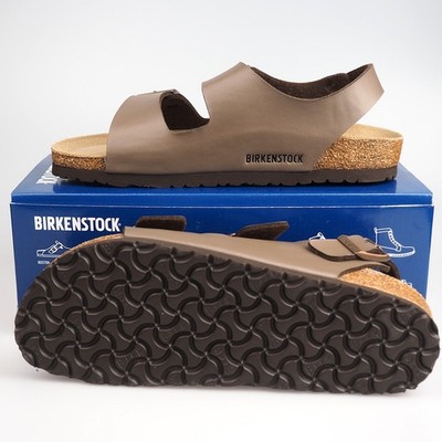 Birkenstock Milano Mocha Birkibuc Unisex Slingback Sandals EU 42=US Men 9-9.5 Birkenstock Milano Mocha Birkibuc Unisex Slingback Sandals  main image 4