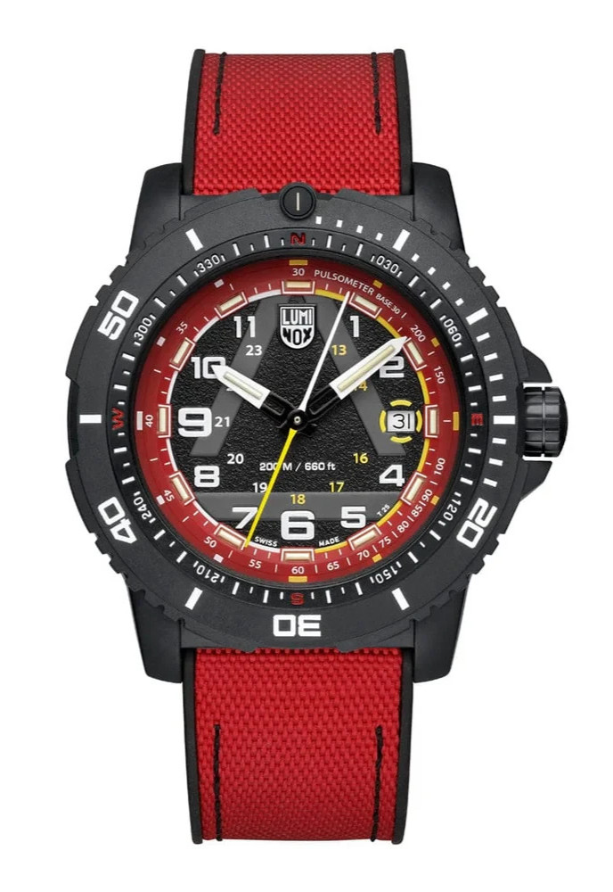 Luminox XL.1095 ICE-SAR 1080 Series 45mm Carbon Black Red Quartz Limited Edition