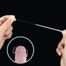 30pcs Clear Nail Adhesive Tape False Nails Display Stand Stickers Double-side A1