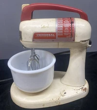 STAND MIXER VINTAGE UNIVERSAL  LANDERS FRARY & CLARK 10 SPEED READ DESCRIPTION