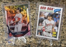 Roman Anthony 2026 Topps RC + Topps Heritage RC Rookie Red Sox Lot Foil parallel