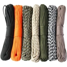550 Paracord Rope 7-Core 4mm 5-30M Outdoor Camping Hiking Tent Survival Cord
