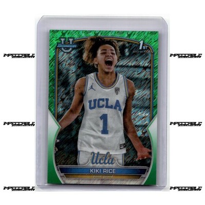 2022-23 Bowman U Chrome - Green Shimmer #24 Kiki Rice Rookie /99 Bowman 1st