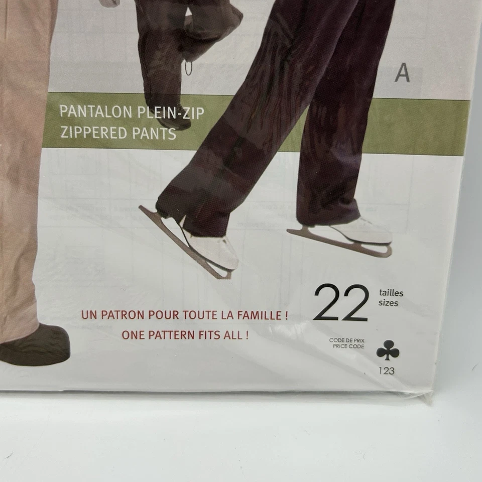 Jalie Sewing Pattern #2321 Lined Warm Up Pants Cargo Zippered Wm’s Sz 22, New - Image 2 of 4