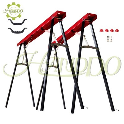 2 Pack 440lbs Folding Portable Work Horse with Fast Open Legs, Convenient Handle