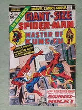 GIANT-SIZE SPIDER-MAN 2 & MASTER OF KUNG FU MARVEL COMICS GROUP OCT 1974 FN 6.0