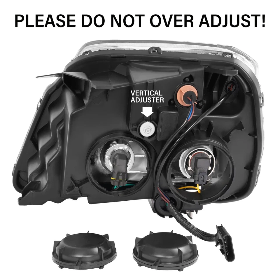 Faros delanteros negros proyectores halógenos para GMC Terrain 2010-2015 izquierda+derecha Foto 4 de 4