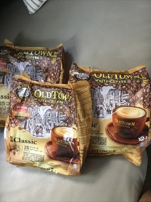 OLD TOWN White Coffee - Coffee & Creamer (45 Sticks × 25g) 3 Bags
