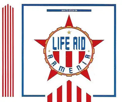 CD SINGLE Life Aid Armenia Whats Goin On Island Records