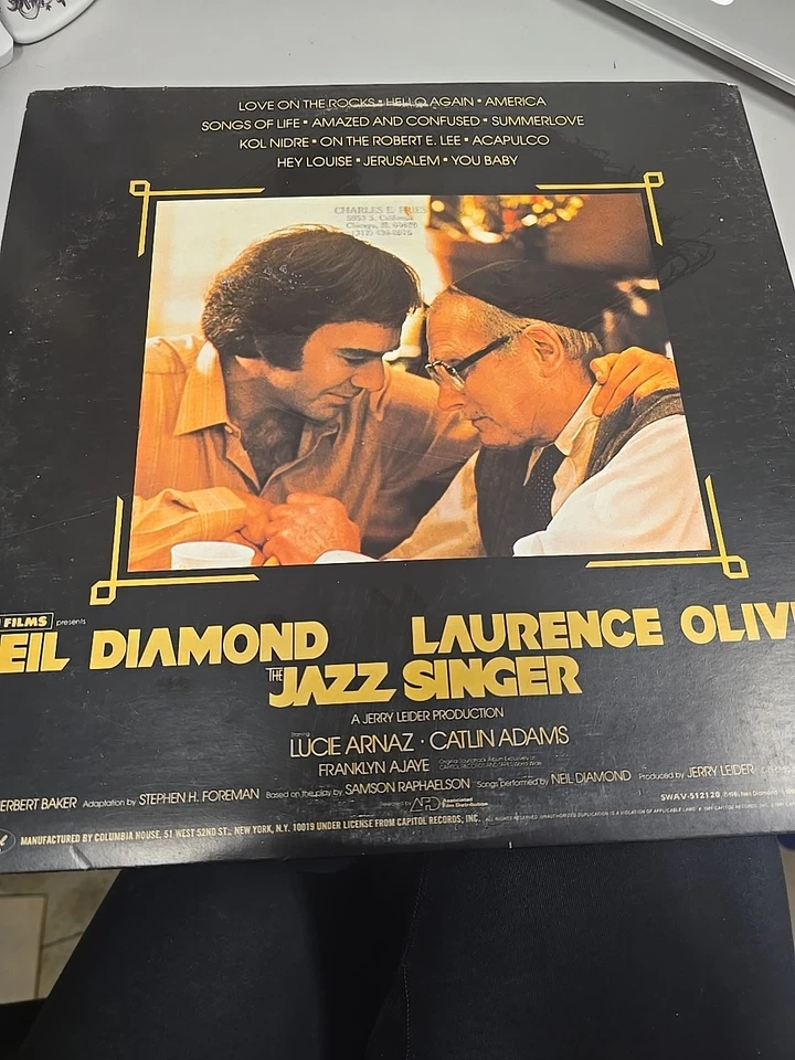 Neil Diamond The Jazz singer Vinyl LP Original Songs From The Motion Picture Foto 4 de 4