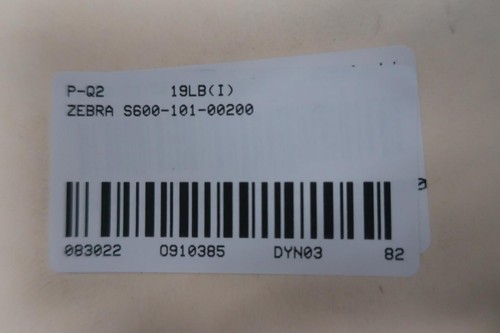 Zebra S600-101-00200 Barcode Printer 88-132/195-265v-ac - Picture 8 of 8