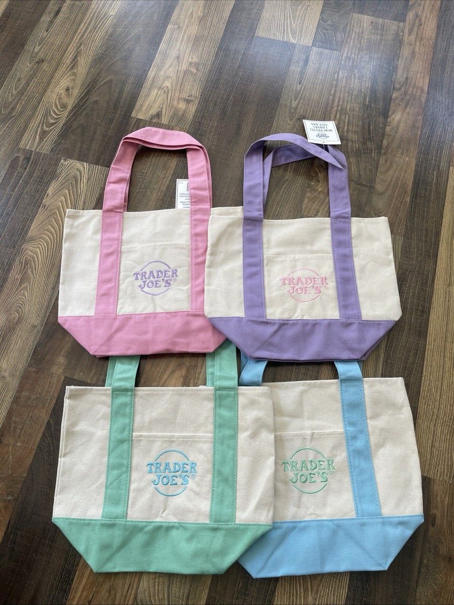 TRADER JOE'S 2025春最新作トートバッグ　4点セット Trader Joe's Spring 2025 set (4 pieces) of mini pastel