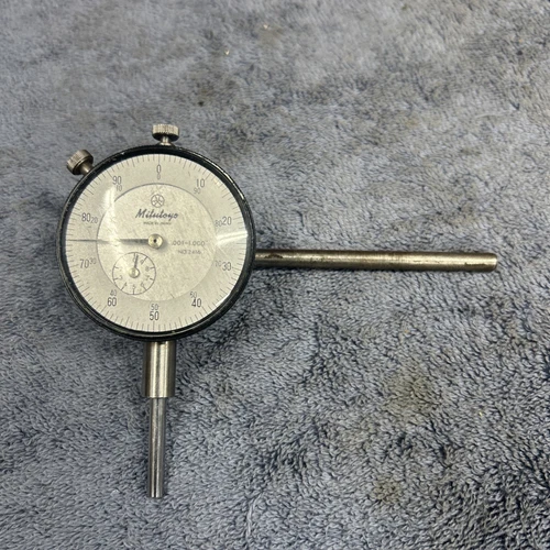 MITUTOYO #2416 Dial Indicator .001" Graduations 1" Travel Smooth Movement Japan